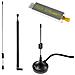 Nesdr Smartee Xtr Bundle - Premium Rtl-sdr W Estesa Gamma Di Sintonia Recinzione Di Alluminio Bias Tee 0.5ppm Tcxo Sma Di Ingresso E 3 Antenne. Rtl2832u E4000-based Software Defined Radio - Foto miniatura 1