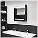 Armadietto Bagno con Specchio e LED Antracite 50x14x60 cm - Foto miniatura 3