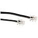 RJ11 - RJ11 cable, Black 2.0m, RJ11, RJ11 - Foto miniatura 1