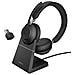 Cuffie Evolve2 65 Wireless USB Tipo -C Microfono Bluetooth Colore Nero - Foto miniatura 1