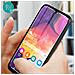 Cover Silicone Samsung Galaxy A50 / A30s Nera + Vetro Temperato 9h Trasparente - Foto miniatura 4