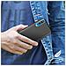 Cover Silicone Samsung Galaxy A50 / A30s Nera + Vetro Temperato 9h Trasparente - Foto miniatura 5