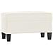Panca Beige 70x35x41 Cm In Microfibra - Foto miniatura 2