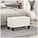 Panca Beige 70x35x41 Cm In Microfibra - Foto miniatura 1
