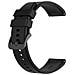 Cinturino Per Orologio Garmin/huawei/samsung Galaxy Watch Da 20 Mm Black - Foto miniatura 1