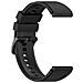 Cinturino Per Orologio Garmin/huawei/samsung Galaxy Watch Da 20 Mm Black - Foto miniatura 4