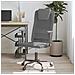 Sedia da Ufficio Altezza Regolabile Grigia in Rete e Similpelle - Foto miniatura 2