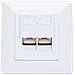 771917 Presa Energia 2 X Rj-45 Bianco - Foto miniatura 2
