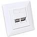 771917 Presa Energia 2 X Rj-45 Bianco - Foto miniatura 3
