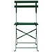 Set Bistrot Pieghevole Fiori Metallo Verde Scuro Verde - Foto miniatura 7