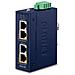 Industrial 2-port 10/100/1000T Gigabit Ethernet (10/100/1000) Supporto Power over Ethernet (PoE) Blu - Foto miniatura 1