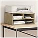 Supporto Stampante Rovere Sonoma 49x40x22,5cm Legno Multistrato - Foto miniatura 1