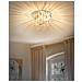 Lampadario Esmelle L Cristallo Argento - Foto miniatura 1