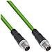 Cavo di rete industriale, M12 8-pin X-coded m. /m. Cat. 6A PUR 1m - Foto miniatura 1