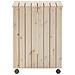 Cesta Biancheria Con Ruote Rana 45x45x64 Cm Legno Massello Pino - Foto miniatura 4