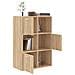Armadietto Rovere Sonoma 60x29,5x90 Cm In Legno Multistrato - Foto miniatura 4