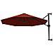 Ombrellone A Muro Con Palo In Metallo 300 Cm Terracotta - Foto miniatura 3