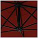 Ombrellone A Muro Con Palo In Metallo 300 Cm Terracotta - Foto miniatura 7