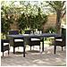 Tavoli da Estensione  2 pcs Antracite 210x90x73 cm Acciaio, Tavolo da Giardino Estensibile  Antracite (140-210)x90x73 cm Acciaio - Foto miniatura 2