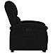 Poltrona Alzapersona Reclinabile Nera in Velluto - Foto miniatura 9