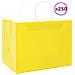 Sacchetti di Carta 250 pz con Manici Gialli 32x22x24 cm - Foto miniatura 1