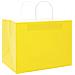 Sacchetti di Carta 250 pz con Manici Gialli 32x22x24 cm - Foto miniatura 3