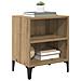 Comodino Rovere Artigianale 40x30x50 cm Legno ingegnerizzato - Foto miniatura 3