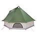 Tenda Familiare Verde per 8 Persone Impermeabile - Foto miniatura 5