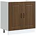 Mobile da cucina Kalmar 2 pcs Marrone 80 x 46 x 81.5 cm - Foto miniatura 2