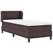 Letto box spring con materasso Marrone scuro 80 x 200 cm - Foto miniatura 6