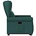 Poltrona Alzapersona Reclinabile Verde Scuro in Tessuto - Foto miniatura 5