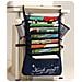 Organizzatore Da Scrivania Sospeso A 16 Strati In Tessuto Oxford - Blu Navy, Grande Capacità - Foto miniatura 2