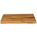 Piano per Tavolo 70x40x3,8cm Bordi Vivi in Legno Massello Mango - Foto miniatura 3