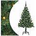 Albero di Natale con 300 LED con supporto Verde 180 cm PVC - Foto miniatura 1
