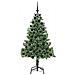 Albero di Natale con 300 LED con supporto Verde 180 cm PVC - Foto miniatura 3