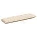 Cuscino per Schiena Beige 180 x 50 cm Tessuto in Microfibra - Foto miniatura 1