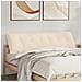 Cuscino per Schiena Beige 180 x 50 cm Tessuto in Microfibra - Foto miniatura 2