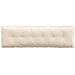 Cuscino per Schiena Beige 180 x 50 cm Tessuto in Microfibra - Foto miniatura 6
