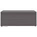 Pouf Grigio Pelle Sintetica e Legno Ingegnerizzato - Foto miniatura 4