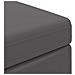 Pouf Grigio Pelle Sintetica e Legno Ingegnerizzato - Foto miniatura 6