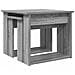 Set di Tavolini da Caffè 2 pcs Grigio Sonoma Legno multistrato - Foto miniatura 5