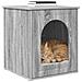 Casa per Gatti Grigio Sonoma 53 x 52 x 62 cm Legno multistrato - Foto miniatura 3