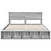 Struttura del letto con lo scaffale Grigio Sonoma 200 x 200 cm - Foto miniatura 7