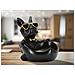 Scultura Bulldog Ball Svuotatasche In Resina Nera E Oro - Foto miniatura 7