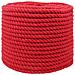 Corda Rosso 1,2 x 1,2 x 2500 cm Cotone - Foto miniatura 1