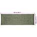 Tappeti per area Rettangolare Verde Oliva 80 x 250 cm Juta - Foto miniatura 7