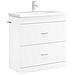 Mobiletto da Bagno Sotto Lavabo Bianco 78,5 x 37,5 x 81 cm - Foto miniatura 2