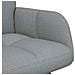 Sofa a Due Posti Grigio chiaro 115 x 61 x 87 cm Tessuto - Foto miniatura 7