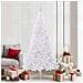 Albero di Natale artificiale Bianco 210 cm PVC e Acciaio - Foto miniatura 2