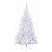 Albero di Natale artificiale Bianco 210 cm PVC e Acciaio - Foto miniatura 4